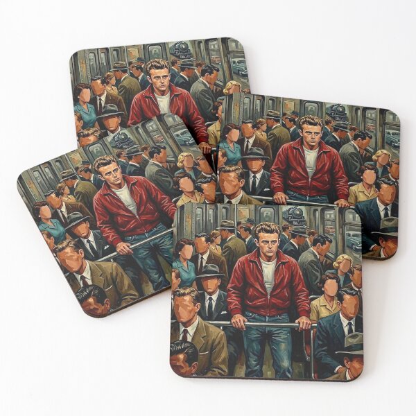 Item preview, Midnight to Times Sq: James Dean on the A-Train designed and sold by Art's Diner.