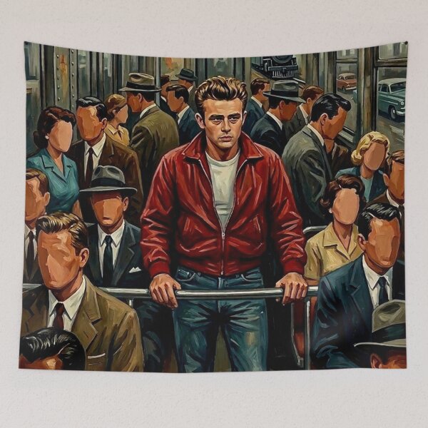 Item preview, Midnight to Times Sq: James Dean on the A-Train designed and sold by Art's Diner.