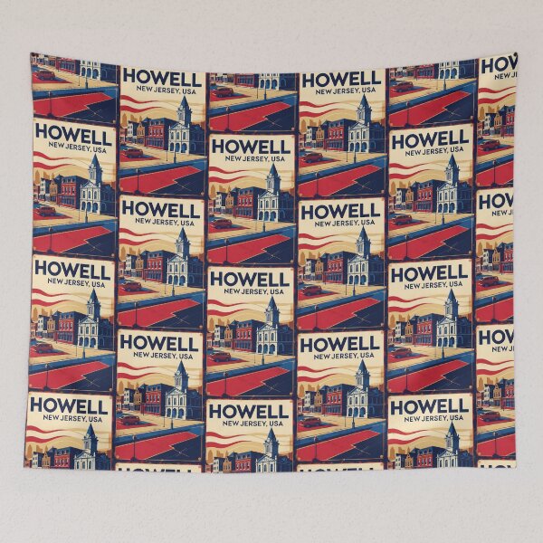 Item preview, Howell New Jersey 1950s USA Vintage Travel Tourism designed and sold by TravelersGems.