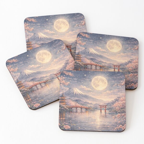 Item preview, Moonlit Sakura Serenity designed and sold by CruzNova.