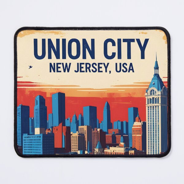Item preview, Union City New Jersey 1950s USA Vintage Travel Tourism designed and sold by TravelersGems.