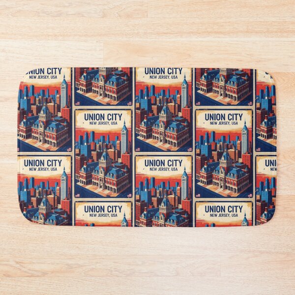 Item preview, Union City New Jersey 1950s USA Vintage Travel Tourism designed and sold by TravelersGems.