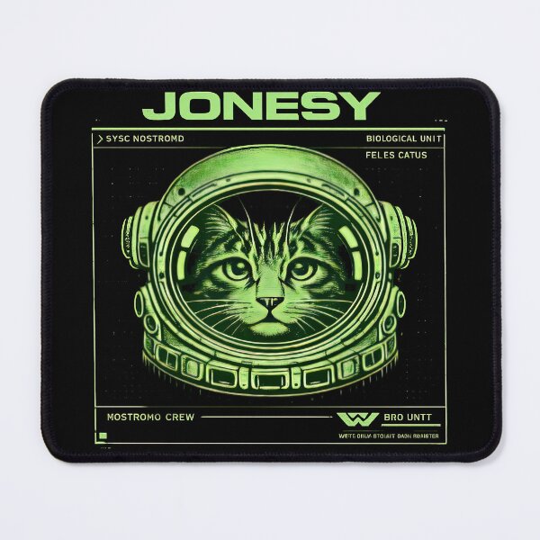 Item preview, Jonesy the space cat, retro computer display style  designed and sold by obstinator.