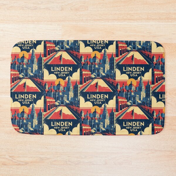 Item preview, Linden New Jersey 1950s USA Vintage Travel Tourism designed and sold by TravelersGems.