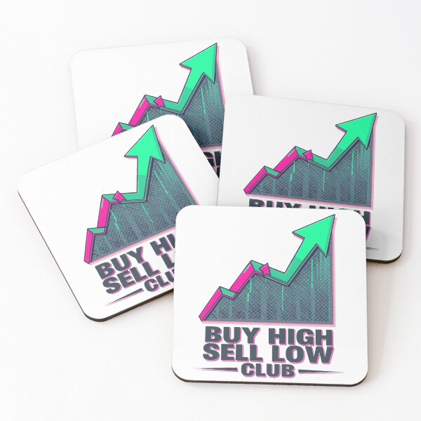 Item preview, Buy High Sell Low Club Funny Trading Shirt designed and sold by KapiPrint.