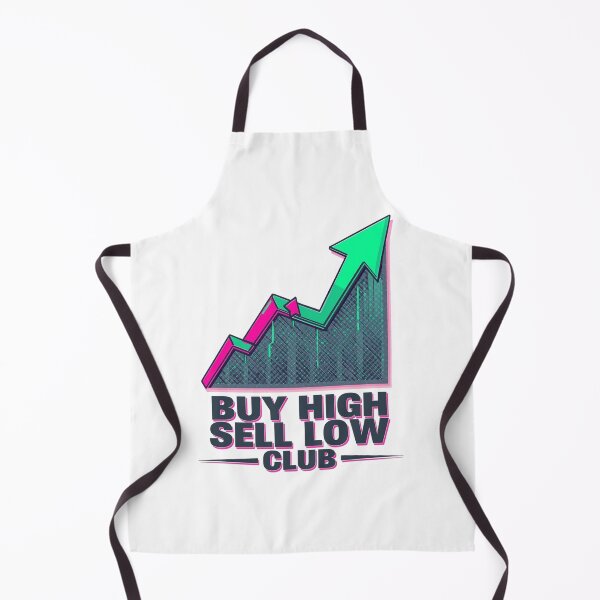 Item preview, Buy High Sell Low Club Funny Trading Shirt designed and sold by KapiPrint.