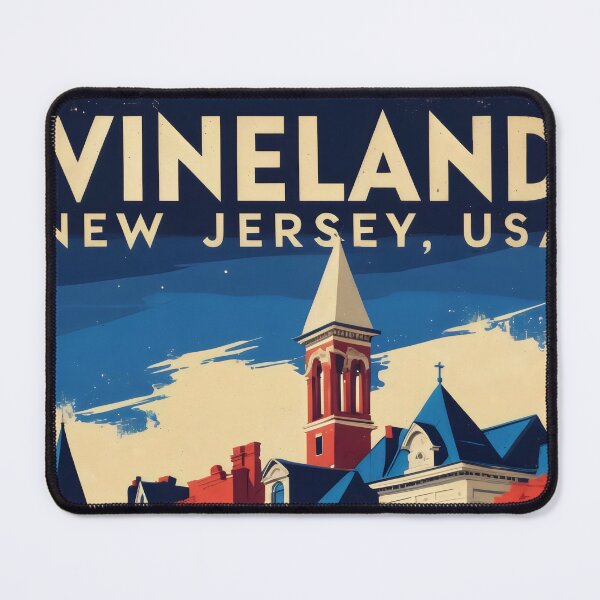 Item preview, Vineland New Jersey 1950s USA Vintage Travel Tourism designed and sold by TravelersGems.