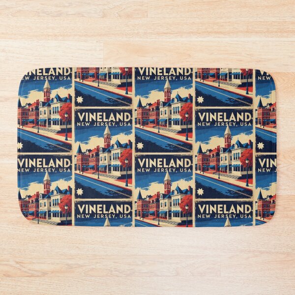 Item preview, Vineland New Jersey 1950s USA Vintage Travel Tourism designed and sold by TravelersGems.