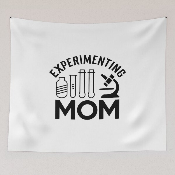 Item preview, Science Mom Gift – Experimenting Mom Lab Humor Design designed and sold by CyfroweMysli.