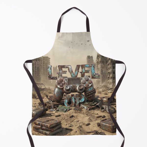 Item preview, Cyberpunk Wasteland Level Up Glitch designed and sold by MarCinu Art.