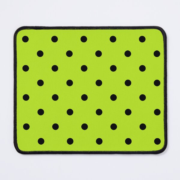 Item preview, Neon Lime Green and Black Polka dots designed and sold by POLKAIWERX.