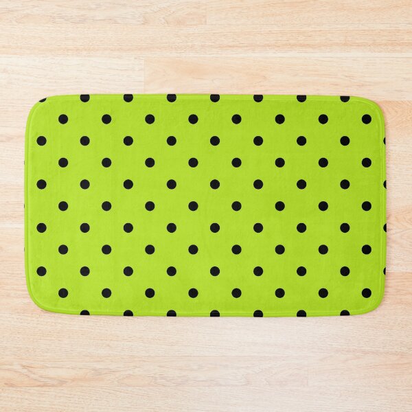 Item preview, Neon Lime Green and Black Polka dots  designed and sold by POLKAIWERX.