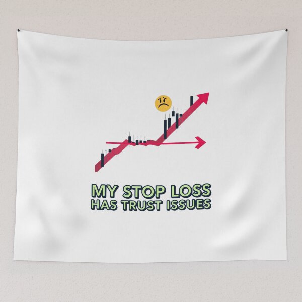 Item preview, My Stop Loss Has Trust Issues Trading Shirt designed and sold by KapiPrint.