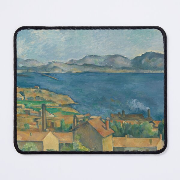 Item preview, The Bay of Marseilles Seen From Lestaque by Paul Cézanne: Coastal Landscape Poster designed and sold by artofuniverse.
