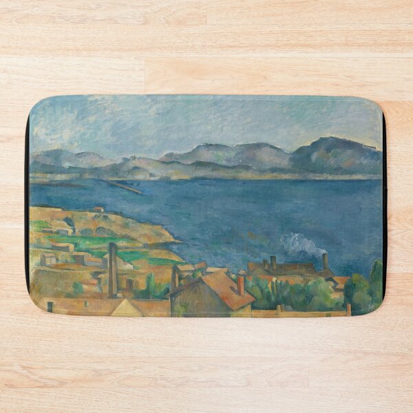 Item preview, The Bay of Marseilles Seen From Lestaque by Paul Cézanne: Coastal Landscape Poster designed and sold by artofuniverse.