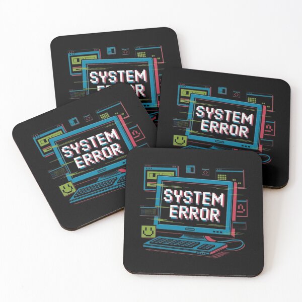 Item preview, System Error Retro Computer T-Shirt – Glitch Tech Humor Design for Gamers, Coders & Programmer Gifts designed and sold by GemBob Creations.