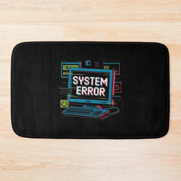Item preview, System Error Retro Computer T-Shirt – Glitch Tech Humor Design for Gamers, Coders & Programmer Gifts designed and sold by GemBob Creations.