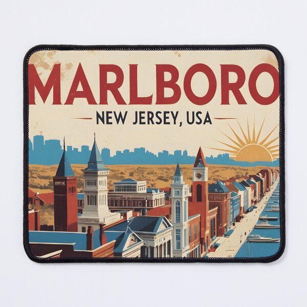 Item preview, Marlboro New Jersey 1950s USA Vintage Travel Tourism designed and sold by TravelersGems.