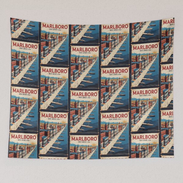 Item preview, Marlboro New Jersey 1950s USA Vintage Travel Tourism designed and sold by TravelersGems.