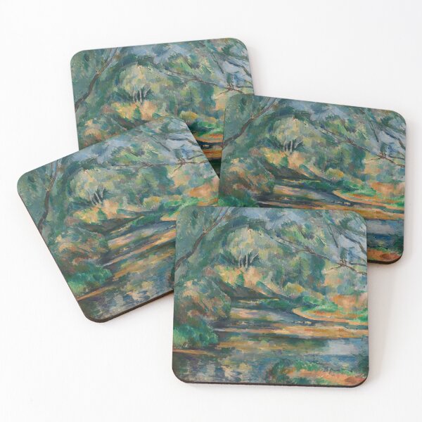 Item preview, The Brook by Paul Cézanne: Serene Post Impressionist Landscape Poster designed and sold by artofuniverse.