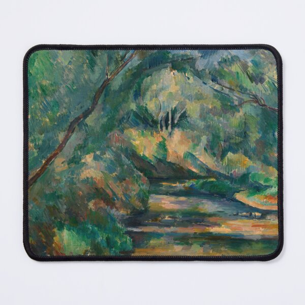 Item preview, The Brook by Paul Cézanne: Serene Post Impressionist Landscape Poster designed and sold by artofuniverse.