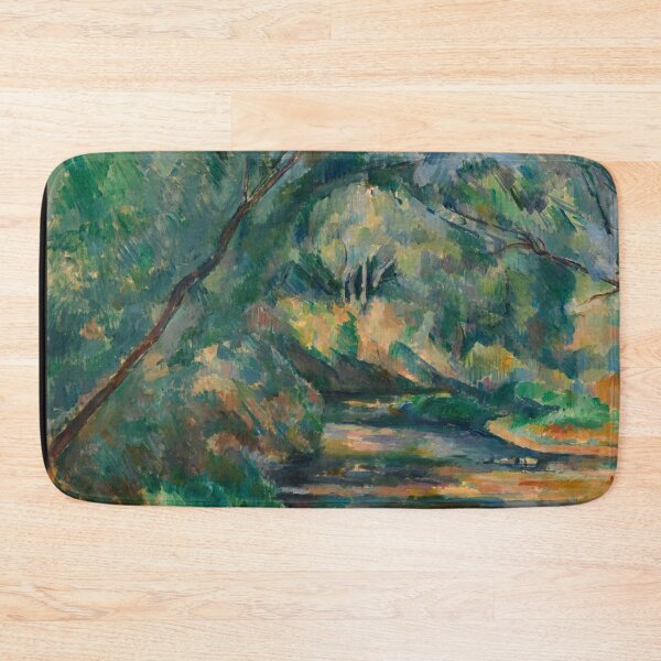Item preview, The Brook by Paul Cézanne: Serene Post Impressionist Landscape Poster designed and sold by artofuniverse.