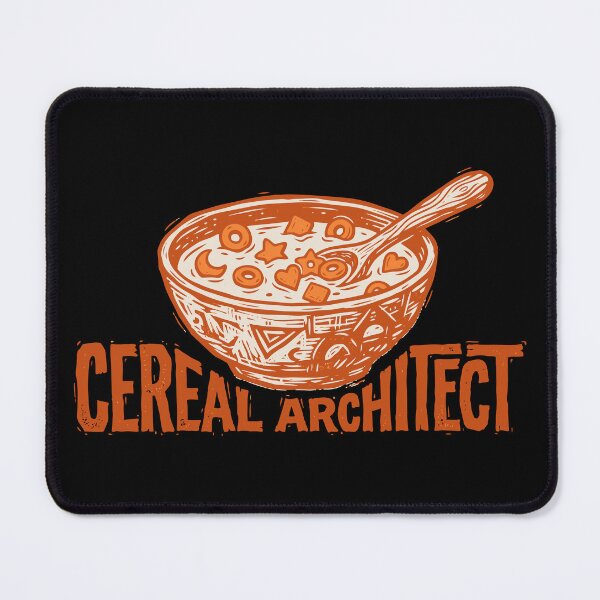 Item preview, Retro Cereal Architect - 70s Breakfast Nostalgia designed and sold by Mdozet.