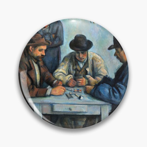 Item preview, The Card Players by Paul Cézanne: Post Impressionist Tavern Scene Poster designed and sold by artofuniverse.