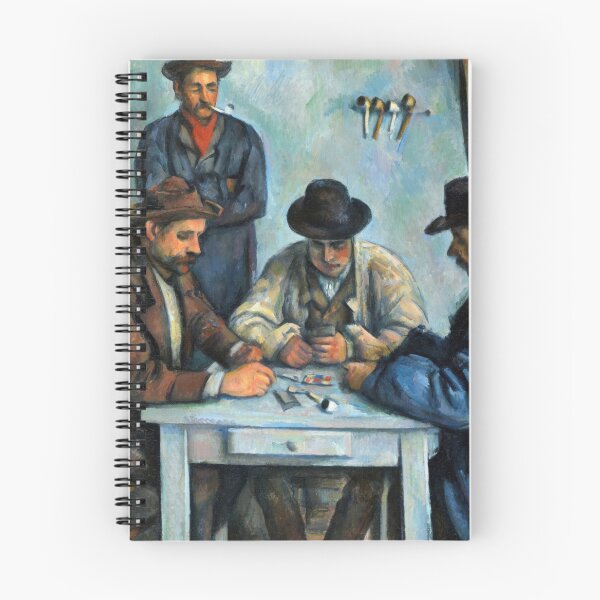 Item preview, The Card Players by Paul Cézanne: Post Impressionist Tavern Scene Poster designed and sold by artofuniverse.