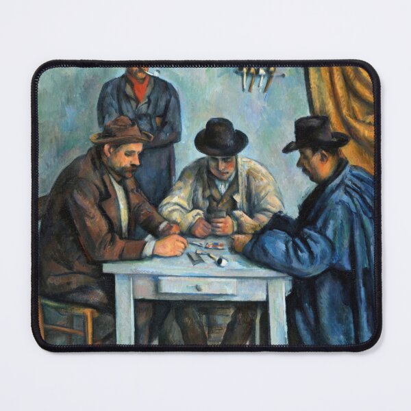 Item preview, The Card Players by Paul Cézanne: Post Impressionist Tavern Scene Poster designed and sold by artofuniverse.