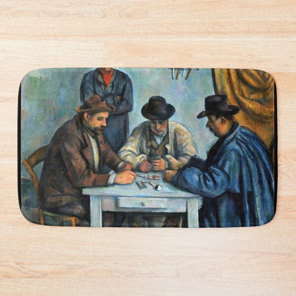 Item preview, The Card Players by Paul Cézanne: Post Impressionist Tavern Scene Poster designed and sold by artofuniverse.