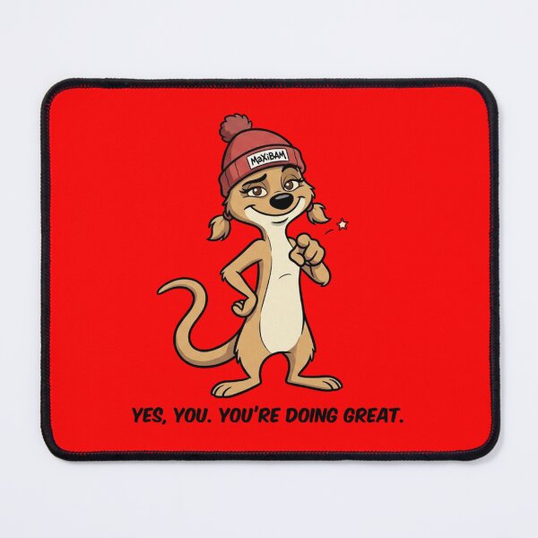 Item preview, 90s Retro Meerkat MaxiBAM - Yes You You're Doing Great designed and sold by mAXiBoOM.