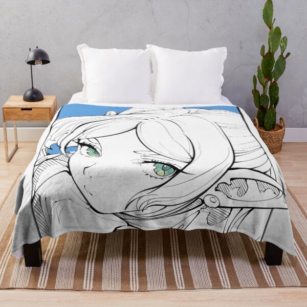 Item preview, Elegant Anime Elf Girl Line Art – Fantasy Manga Aesthetic Illustration designed and sold by Dyan4.
