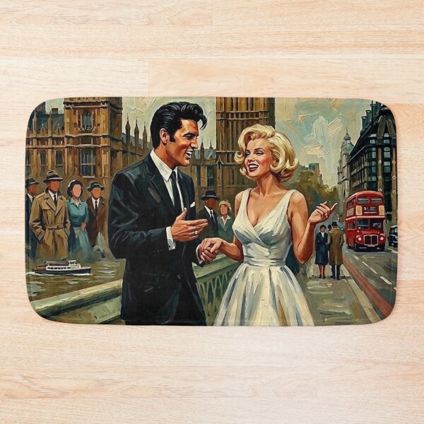 Item preview, London Calling: Elvis and Marilyn at Big Ben designed and sold by Art's Diner.
