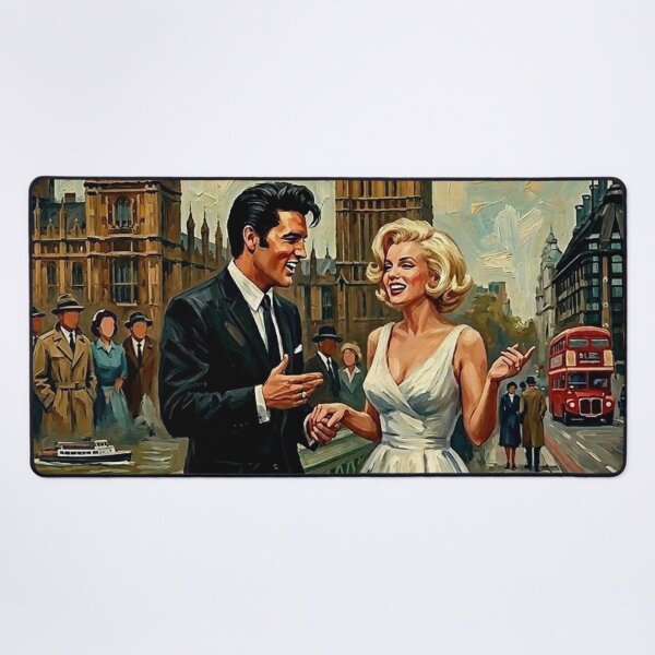 Item preview, London Calling: Elvis and Marilyn at Big Ben designed and sold by Art's Diner.