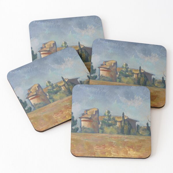 Item preview, The Dovecote at Bellevue by Paul Cézanne: Serene Post Impressionist Landscape designed and sold by artofuniverse.