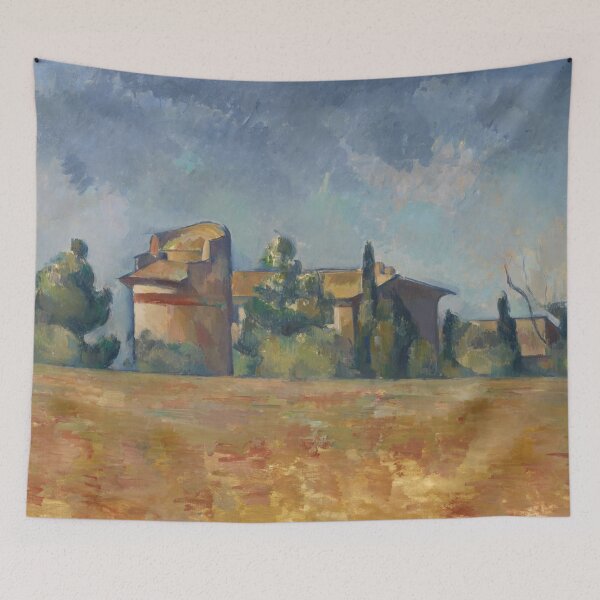 Item preview, The Dovecote at Bellevue by Paul Cézanne: Serene Post Impressionist Landscape designed and sold by artofuniverse.