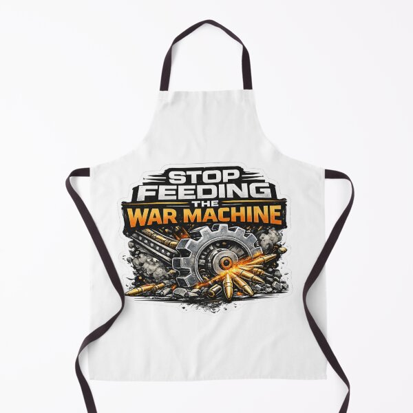 Item preview, Stop Feeding The War Machine Anti War Design designed and sold by LitlCalmStudio.