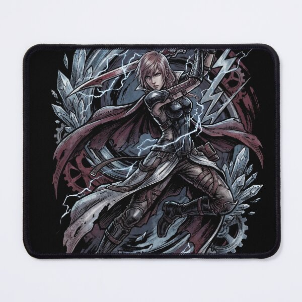 Item preview, Final Fantasy XIII Lightning Pink Hair Stoic Warrior Art designed and sold by Senpaiwaves.