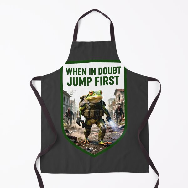Item preview, Tactical Frog Zombie Hunter – Jump First Survival Meme designed and sold by AnimalAirtistry.