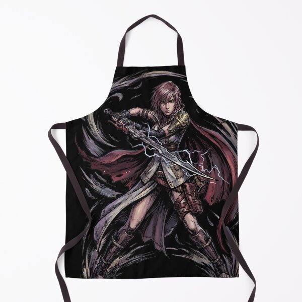 Item preview, FF13 Lightning Pink Hair White Outfit Stoic Leader Portrait designed and sold by Senpaiwaves.