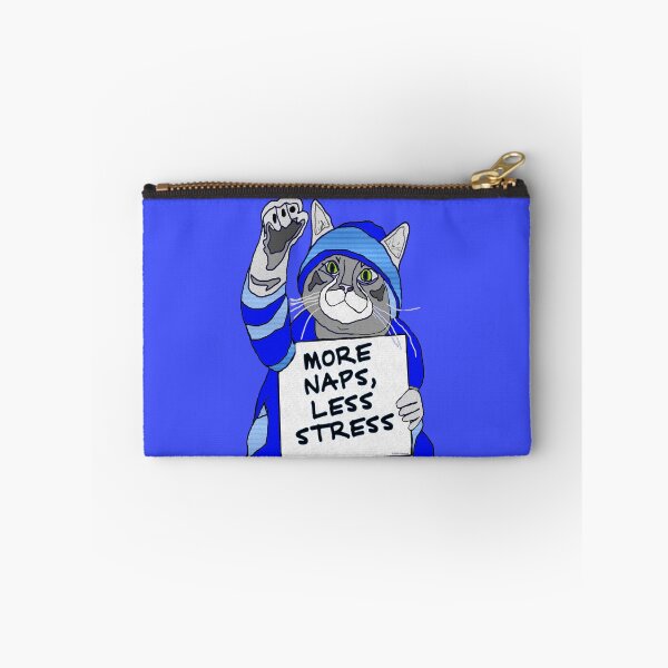 Item preview, Cat Protests for More Naps and Less Stress designed and sold by kristalcurt.
