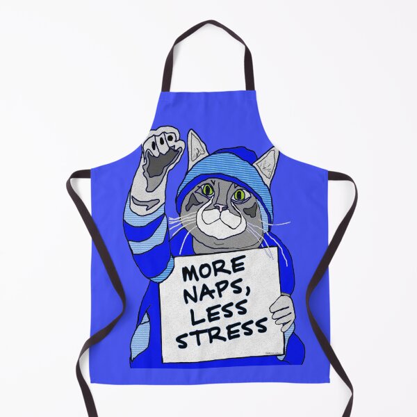 Item preview, Cat Protests for More Naps and Less Stress designed and sold by kristalcurt.