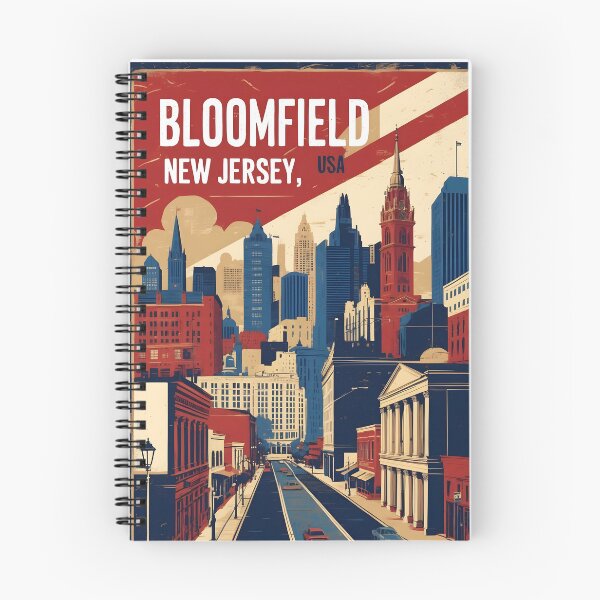 Item preview, Bloomfield New Jersey 1950s USA Vintage Travel Tourism designed and sold by TravelersGems.
