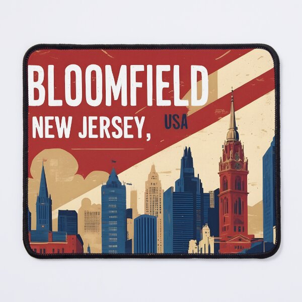 Item preview, Bloomfield New Jersey 1950s USA Vintage Travel Tourism designed and sold by TravelersGems.
