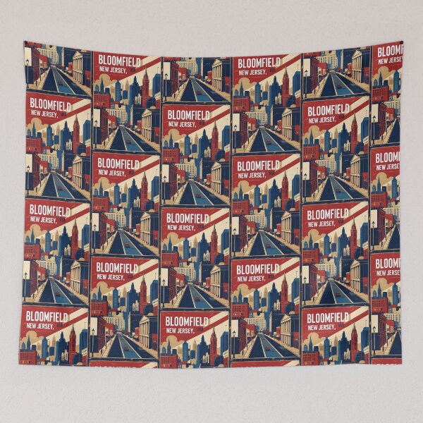 Item preview, Bloomfield New Jersey 1950s USA Vintage Travel Tourism designed and sold by TravelersGems.