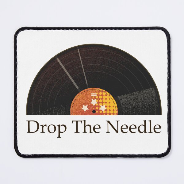 Item preview, Drop The Needle Vinyl Record Vintage Music T-Shirt designed and sold by AmadeoBe.