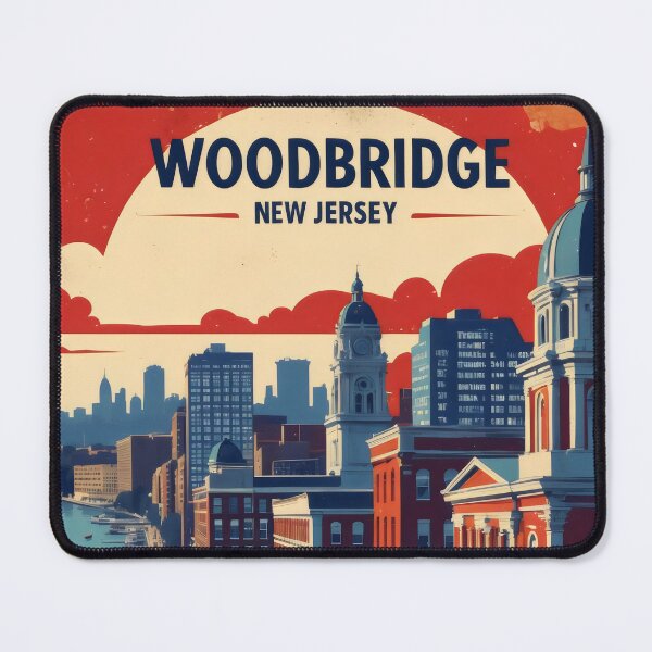 Item preview, Woodbridge New Jersey 1950s USA Vintage Travel Tourism designed and sold by TravelersGems.