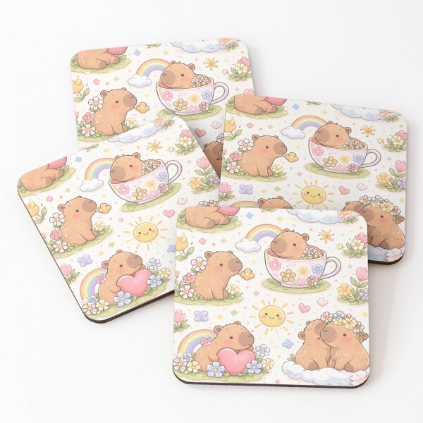 Item preview, Rainbow Capybara  designed and sold by KZClassic.