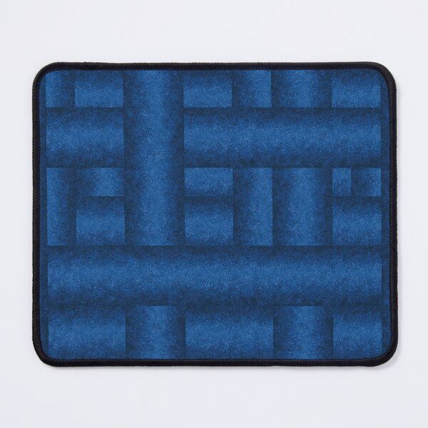 Item preview, Illusionary pattern of blue columns designed and sold by Cherevan.